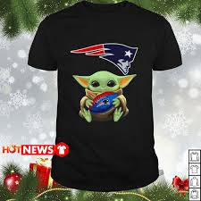Baby Yoda Hugging New England Patriots Shirt Patriotic Shirts Old Teacher Yoda