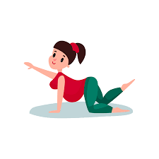 Deep squats, with flat feet and your bottom hovering a few inches above the floor, helps widen your pelvic home stretch! Pregnant Woman Character Doing Exercise Cat Cow Pose With Raised Royalty Free Cliparts Vectors And Stock Illustration Image 89843930