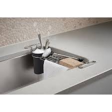 Our expandable kohler chrome kitchen sink utility rack is so convenient, you'll wonder how you ever did without it. Kohler K 5473 Kitchen Sink Utility Rack Overstock 16319215