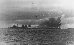 24, 1941: bismarck sinks hood
