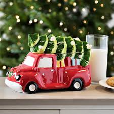 Prices reduced $50 to $10 each on most collectible cookie jars! Christmas Truck Cookie Jar Kirklands