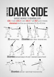 Dark Side Workout Superhero Workout Side Workouts Martial Arts Workout