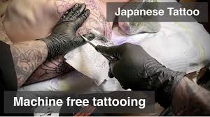 Every element of japanese tattoo design has it's particular meaning and purpose. Machine Free Tattooing Outline By Tebori Traditional Japanese Tattoo Artist Kensho Youtube