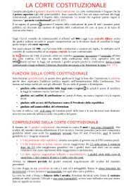 Funzione nomofilattica , finalizzata ad assicurare l'uniforme interpretazione della legge; La Corte Costituzionale Italiana Ruolo Funzioni Composizione Leggi Sentenze Conflitti Accuse Referendum Abrogativo Docsity