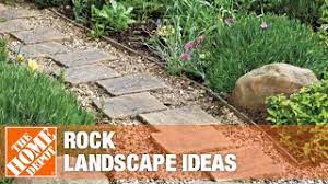Decorating with stones offers great variety and flexibility as you can make very nice designs that with the proper placement and selection of plants and flowers will remain a true corner. Rock Landscaping Ideas That Increase Curb Appeal The Home Depot