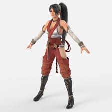 Momiji From Dead Or Alive 5 3d Model In 2020 Model Momiji 3d Model