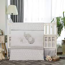 Shop for toddler bedding sets online at snapdeal. La Premura Baby Elephants Nursery Crib Bedding Sets Gray Elephants Puppy 3 Piece Standard Size Grey Crib Set Unisex Nursey Bedding And Neutral Decor Buy Online In Antigua And