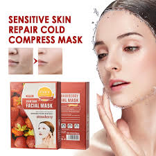 ZZwxWA Lasting Cosmetics Fruit And Strawberry Facial Mask, Moisturizing And  Moisturizing Facial Mask (pack Of 10 Piece In A Box) Festival Gift