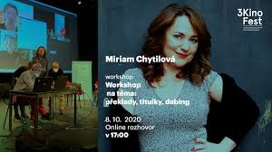 Miriam chytilová (june 21, 1965) is a czech singer and actress who portrayed many roles in the czech dub of my little pony: Workshop S Miriam Chytilovou Fenomenalni Dabingovou Reziserkou Youtube