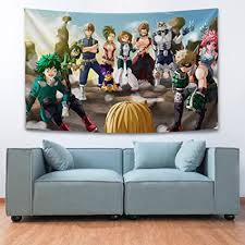 Check spelling or type a new query. Amazon Com Dhspkn My Hero Academia Tapestry Wall Decor Anime Izuku Deku Wall Hanging For Living Room Bedroom Sports Outdoors