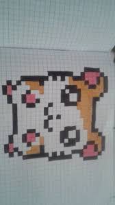 Hamtaro Dessin Pixel Dessin Carreau Pixel Art