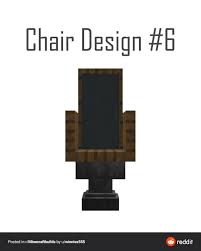 Here's how you do it! Stuhl Design Minecraft Houses Minecraft Tutorial Minecraft Crafts