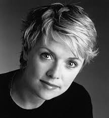 Amanda Tapping; great short to medium hair (Samantha Carter of "Stargate",  the television series).