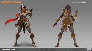Demon Hunter Sombra Skin Concept Ben Zhang On Artstation At Https Www Artstation Com Artwork W88lxv Demon Hunter Concept Art Characters Character Design