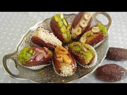 زينوا طاولاتكم وسهراتكم الرمضانية بأحلى تمر محشي Youtube Food Party Desserts Cuisine