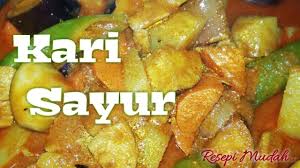 Resep cara membuat sayur kentang pete kuah santan kuning biasanya dibuat untuk hidangan dalam acara hajatan atau. Kari Sayur Youtube