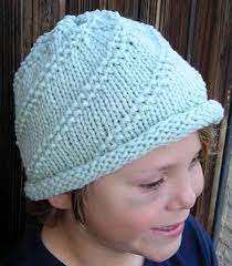 Free Roll Brim Spiral Hat Knitting Pattern For Children Hat Knitting Patterns Knitting Knitting Patterns