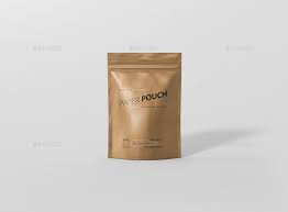 Paper Pouch Bag Mockup Small Size Bag Mockup Paper Pouch Pouch Bag