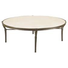 Coffee table outdoor coffee table design nordic large hot sale endurable solid oiled walnut wood retangle coffee table. Jane Modern French Round Stone Top Metal Outdoor Coffee Table 41 W 50 W Kathy Kuo Home