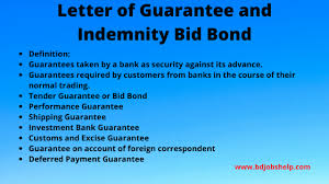 Refer this guide on savings it is credited to the bond ledger account of the investor. Letter Of Guarantee And Indemnity Bid Bond Bankingallinfo
