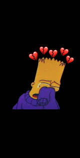 Download Bart Simpson Crying Picture | Wallpapers.com