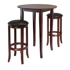 Bring a touch of added charm to your home with bar tables and pub tables from coleman furniture. Winsome Fiona 3 Piece Round Pub Dining Set In Antique Walnut 94381