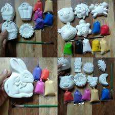 Jual celengan patung gypsum, tasikmalaya. Diy Patung Gypsum Set Rp Yellow Pony Online Shop Facebook