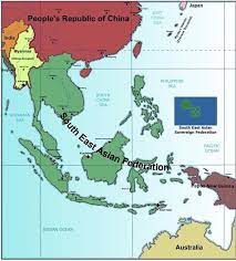 Unified South East Asia 2047 Imaginarymaps Alternate History Tropical Illustration Fantasy Map