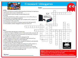 Each is labeled by difficulty level. Videogames Crossword Puzzle Sheet Ict Computing Starter Activity Keywords Ks3 Gcse Cover Teaching Resources