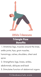 How To Do Triangle Pose And Benefits Workout For Beginners Yoga Information Yoga Poses For Beginners