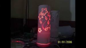 Diy Lampe Pvc Avec Lumiere Deco Youtube