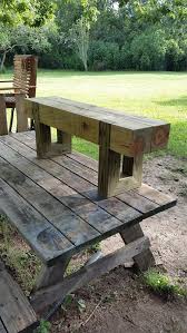 Banco De 6x6 Y 4 Pies Patas 4x4 In 2020 Wood Bench Outdoor Outdoor Garden Bench Backyard Bar