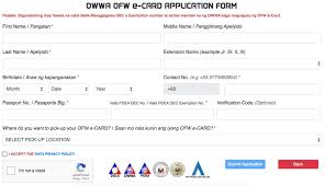 Check spelling or type a new query. Owwa E Card Application For Ofw Overseas Filipino Workers
