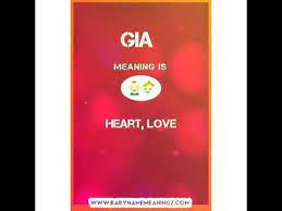 Gia Name Meaning In 2020 Names With Meaning Hindu Baby Names Born Baby Name