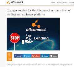 Enter the amount that you want to invest or lend in usd. Bitconnect Announces Shutdown Owners Of Bcc Cryptocurrency Are Panicking