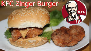 Kfc Style Zinger Burger Recipe Homemade Copycat Recipe Exact Same Taste And Flavour Youtube