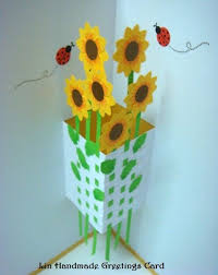 Check this popup greeting card tutorial and learn how to whip these cards up like a pro. Azlina Abdul Quilled Sunflower Birthday Card Greeting Cards Handmade Pop Up Flower Cards Cards Handmade