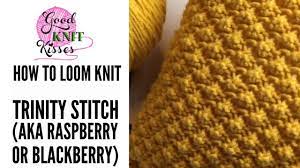 Once you finish, weave in any ends and give your chunky knit pillow a fluff. How To Loom Knit The Trinity Stitch And Pebble Pop Knit Pillow Loom Knit Raspberry Stitch Youtube