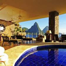 Happiness Is A Luxury Mountain Getaway That I Will Never Be Able To Afford In My Life Time Jade Mountain Jade Mountain Resort Jade Mountain Resort St Lucia