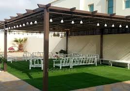 مظلات حدائق الرياض roof garden design outdoor structures roof garden