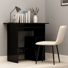 Schreibtisch online kaufen eckschreibtische & kinderschreibtische klassisch & modern 14 tage rückgaberecht schreibtische jetzt entdecken mömax. Vidaxl Schreibtisch Hochglanz Schwarz 80 X 45 X 74 Cm Spanplatte Hedistone