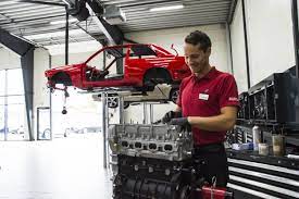 Classic 3 Series Misano Red Bmw E30 M3 Evo2 Restoration Project Is Progressing Along Great As Our Technician Simon Has Begun The Reass Bmw Used Bmw Bmw E30 M3