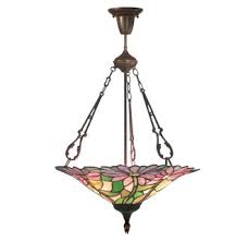 Feminine flourish details and a trio of glass shades enhance the elegant look of this pendant light. Dale Tiffany Pendants Stained Glass Pendant Lights