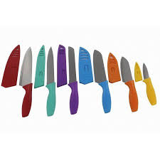While other kitchen knives, like serrated knives and butcher knives, have more individualized uses, a good chef's knife can do it all, from slicing and in the kitchen appliances and technology lab, we tested more than 30 knives to find the best kitchen knives on the market. Lightahead Stainless Steel Kitchen Colored Knife Set 6 Knives Set With Pp Shell Chef Bread Carving Paring And 2 Santoku Knife Cutlery Sets Multicolor Sharp Vibrant Stylish Kitchen Knives Walmart Com Walmart Com