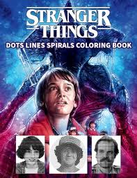 You can see a speed coloring from the spiroglyphics: Stranger Things Dots Line Spirals Coloring Book Tv Series Spiroglyphics Coloring Books For Adults New Kind Of Stress Relief Coloring Book For Adult Paperback Reach And Teach