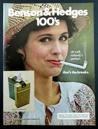 1976 BENSON & HEDGES 100's Regular & Menthol Cigarettes Magazine Ad