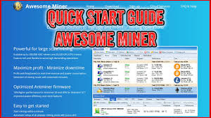 Driving this through software first will push you in very odd directions. Awesome Miner Beginners Guide To Mining Crypto Youtube