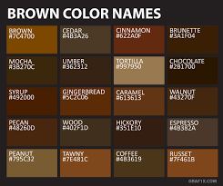 List Of Colors With Color Names Graf1x Com