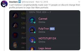 We also have spaces set aside for finding actual play, and host narvi, a discord bot for the one ring games. Lego Star Wars Pfps On Discord Lego Star Wars Icons Know Your Meme