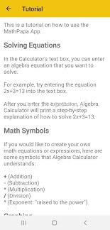 Mathpapa apk premium mod for android free download. Mathpapa Algebra Calculator 1 4 1 Apk Download